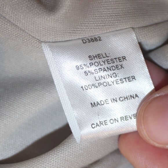 Alexia Admore Cream Short Sleeve Midi Dress Women Size XL - Picture 8 of 10